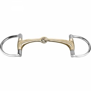 Wędzidło DYNAMIC-RS Hunter Jumper D-Ring pojedynczo łamane Sensogan