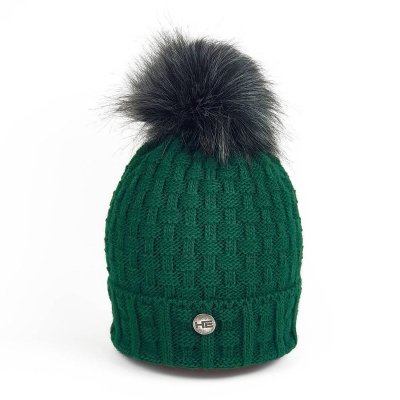 Czapka zimowa Elza zielona