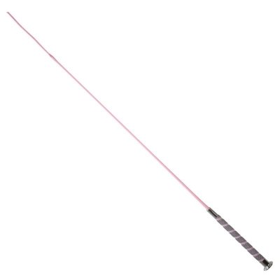Bat skokowy z antypoślizgową rączką 75 cm różowy