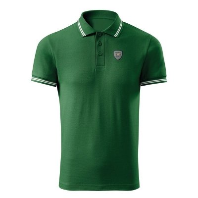 Koszulka polo męska zielona Sport Focus