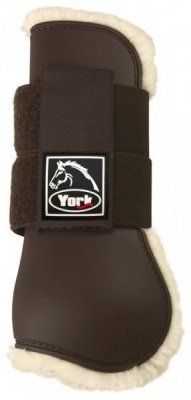 Ochraniacze z futrem Comfort przednie brązowe