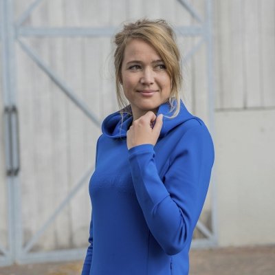  Bluza Equestrian Pro Embossed Hoodie blue M