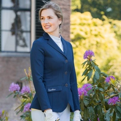Frak jeździecki junior MAJESTIC Blue