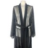 Kimono Stripes Black Angel