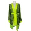 Kimono Yellow Panther Fringe