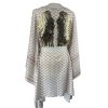 Kimono Checker Beige Short