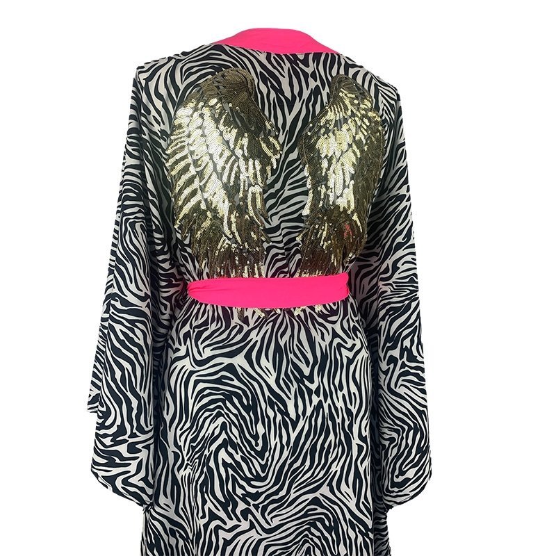 Kimono Zebra Gold Angel Classic