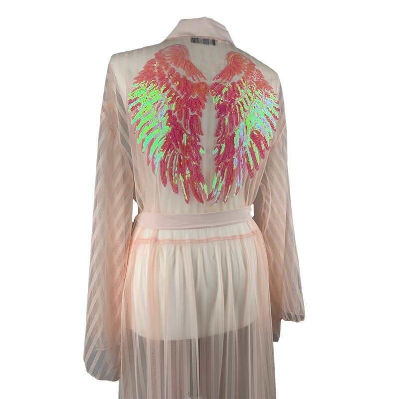 Kimono Stripes Candy Pink Angel