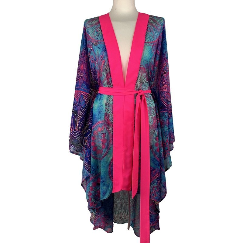 Kimono Sky Pink Heart Classic