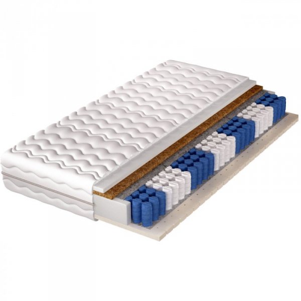 Materac 200x200 LILO pocket lateks kokos