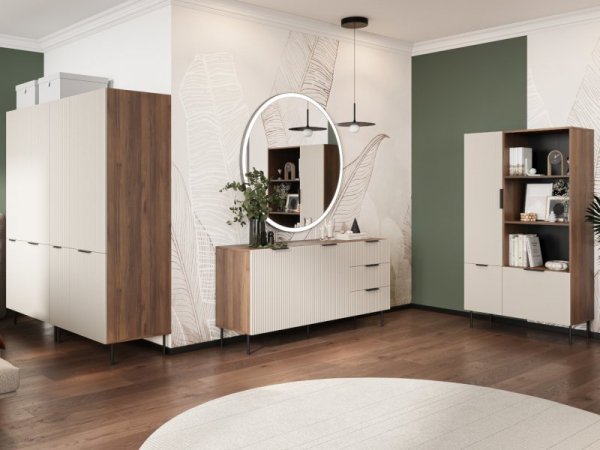 Szafki nocne (2szt.) ATOS 07 orzech warmia / kaszmir