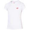 Koszulka dla dziewczynki 4F biała HJL21 JTSD008 10S