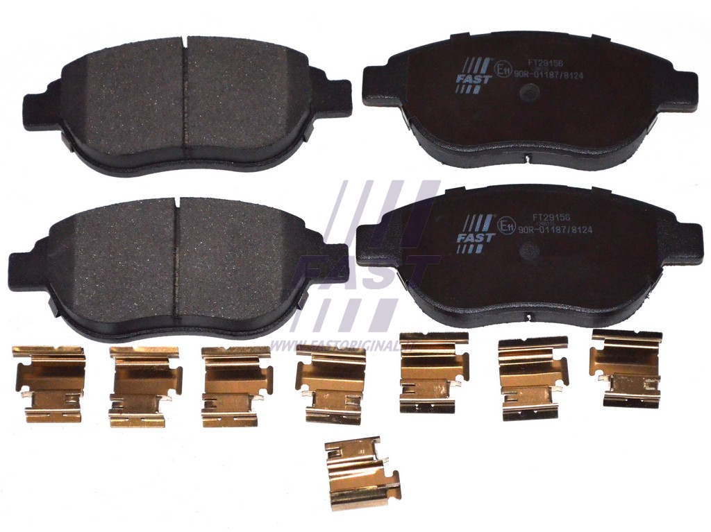 BREMSBELÄGE CITROEN BERLINGO 08> VORNE ESP - FAST 