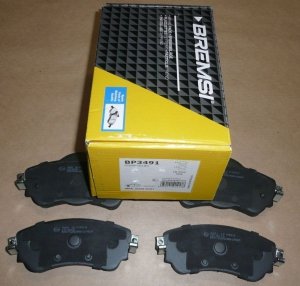 Bremsi. BREMSKLÖTZE BREMSBELAGSATZ VORDERACHSE FÜR CITROEN C4 4254A9