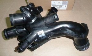 ORIGINAL Thermostat + Gehäuse inkl. Dichtung + Sensor Citroen Peugeot 1.6 16v 9810916980