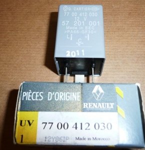 Original Relais RENAULT CITROEN PEUGEOT OPEL , 7700412030 , 9609843280 , 655544 , 96098432