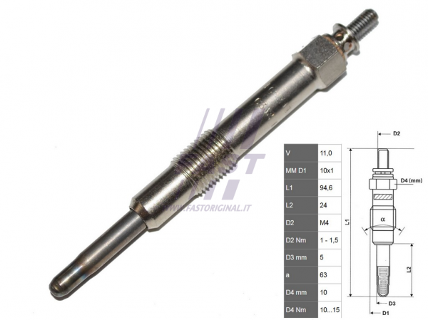 GLÜHKERZE ALFA 147 /156 00> 1.9 JTD
