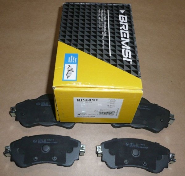 Bremsi. BREMSKLÖTZE BREMSBELAGSATZ VORDERACHSE FÜR CITROEN C4 4254A9