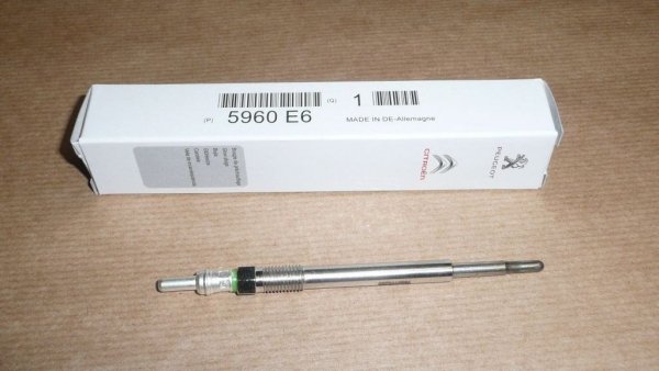 ORIGINAL Glühkerze Glühstift Citroen Peugeot 1.6 2.0 HDI / BLUE  , 9686504380 , 5960E6 , 5960.E6
