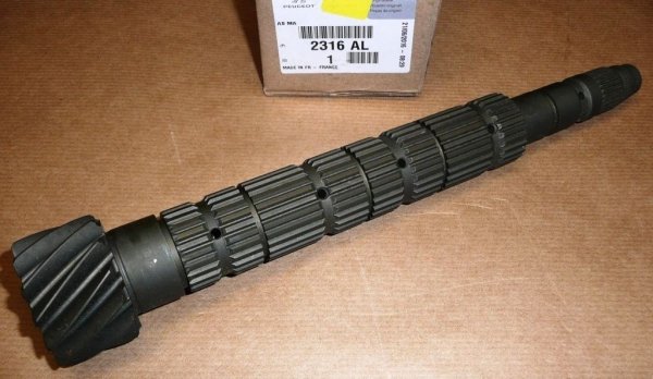 Original GETRIEBE SEKUNDAERWELLE Hauptwelle CITROEN PEUGEOT 2316AL