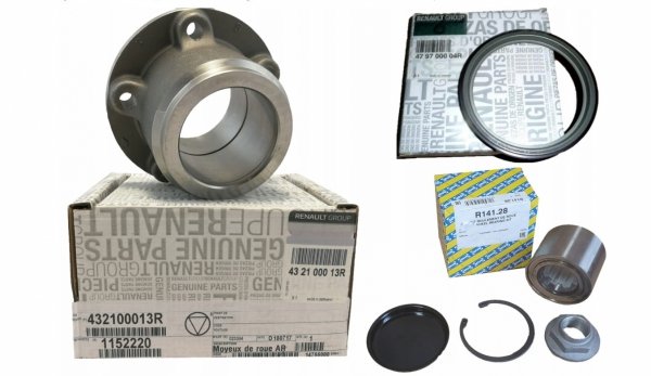 Original Radnabe + Radlager hinten Renault Master III Opel Movano B 2.3 dCi ,  432100013R, R141.28, 479700004R