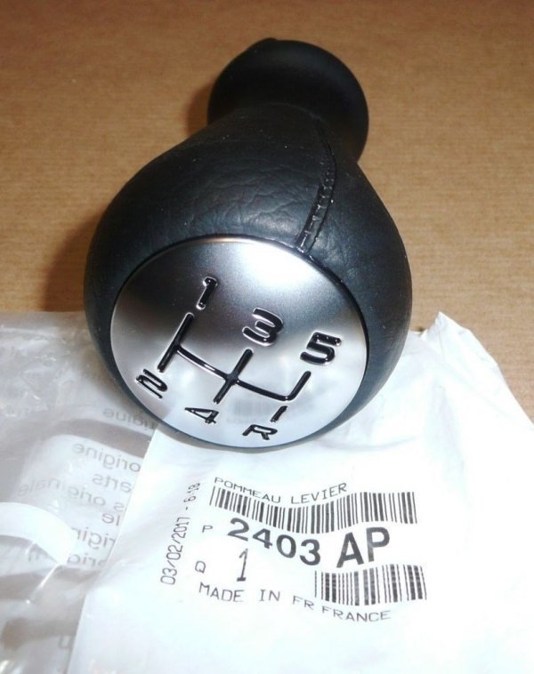 ORIGINAL Schalthebelknauf Schaltknauf 5 Gang Peugeot 106 206 306 406  , 2403AP , 2403.AP