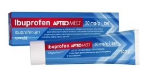 Ibuprofen APTEO MED, 50 mg/g, żel, 100 g