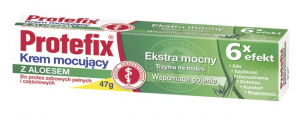 Protefix Krem Mocujący Z Aloesem Do Protez Zębowych Całkowitych I Częściowych 40ml