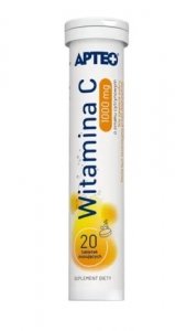 Witamina C 1000 mg APTEO, 20 tabletek musujących o smaku cytrynowym