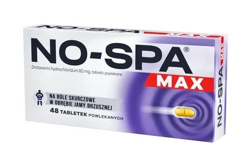 No-Spa Max 80 mg, 48 tabletek powlekanych