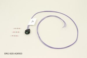 Original  BLOC DE CONNECTEUR DE CAPTEUR DE PRESSION D'ÉCHAPPEMENT Renault 2+1, 8201428503