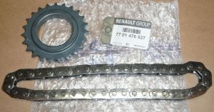 Original  Chaîne de pompe à huile Renault Megane III Trafic Koleos 2.0 dCi ,  7701476527