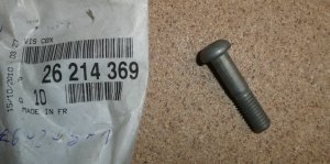 VIS DE SERRURE DE PORTE Citroën C15  ,  26214369
