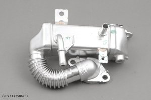 ORIGINAL Renault radiateur vanne EGR refroidisseur d'échappement TRAFIC ESPACE MEGANE 4 1.6 dCi, 147350678R, 147350678R
