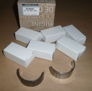 Biellettes Renault d'origine 8 pcs. Trafic Espace Scenic 1.6DCI vert, 121500410R