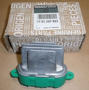 Moteur de chauffage Résistance de commande Résistance Ventilateur d'habitacle RENAULT ESPACE IV, 7701207453, 7701207453