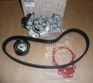 Kit de distribution Renault + pompe à eau Clio Kangoo Thalia, Twingo 1.2 16V d4f 119a01820r
