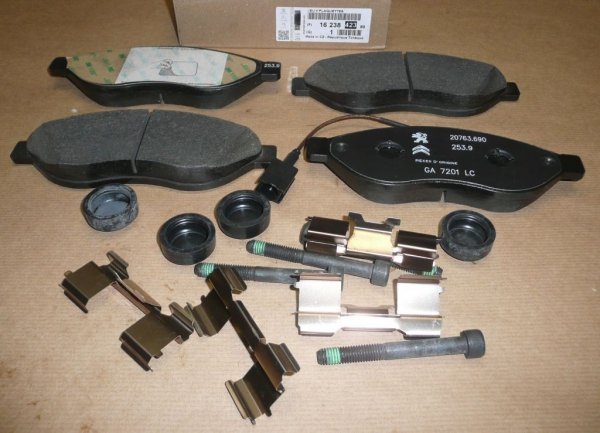 Original  Plaquettes de frein Citroën Jumper, Peugeot Boxer 06|} avant 2.2/3.0HDI système de freinage Bosch ,  1647864080