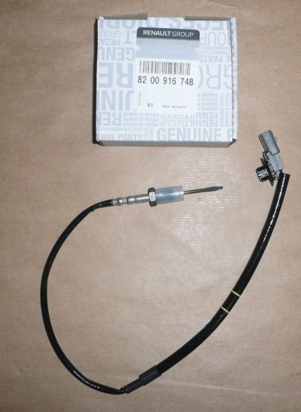 Capteur de température d’échappement original Renault Master 2010- III 2.3 dCi, 8200916748
