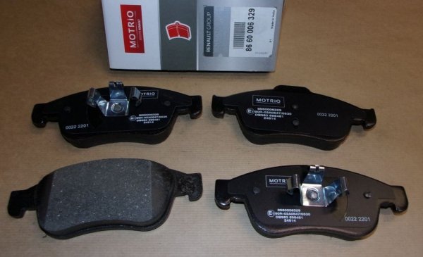 Original  Plaquettes de frein arrière Arkana, Megane III avant Captur I, II, Clio V, Express Van, Fluence, Scenic III, Zoe, Dacia Dokker, Duster I, II, Lodgy, Logan III , 8660006329