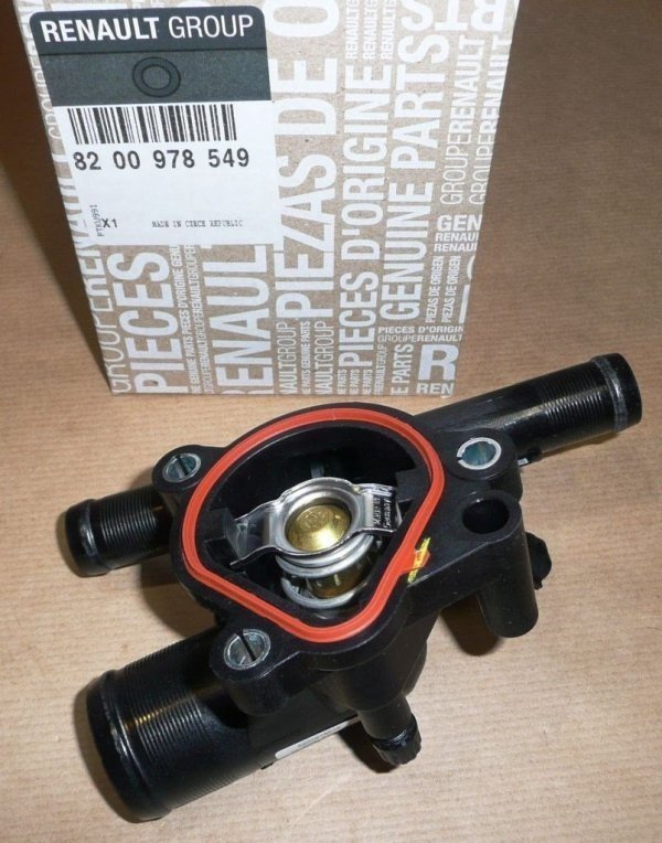 thermostat d'origine + boîtier de thermostat Renault Master 2.3 dCi, 8200978549