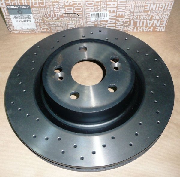 Original  Disque de frein Renault Megane II 2.0 avant 1 pièce ventilée ,  7701208843