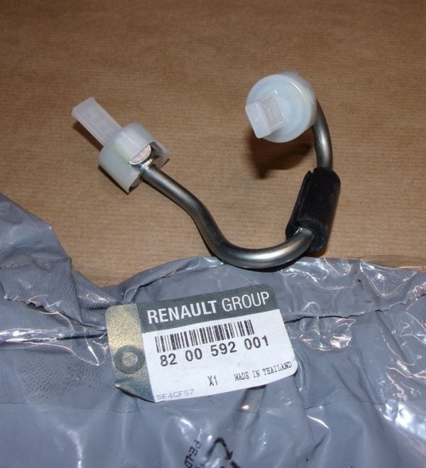 Original  Conduite d'injection Renault Megane II, III, Fluence, Captur I, II, Clio II, III, IV, Express Van, Kangoo I, II, III, Laguna III, Megane IV, Modus, Scenic III, IV, Dacia Duster I, II, Logan I, II 1.5DCI pompe-rampe , 8200592001
