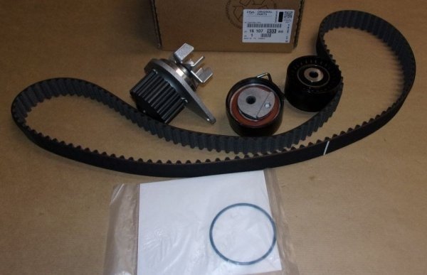 Pompe à eau + kit de distribution pour C3 C2 C4 307 Peugeot 1007 207 1.4 16v et3j4, 1610793380