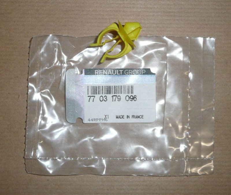   Agrafe de tige de capot Renault Laguna III , 7703179096