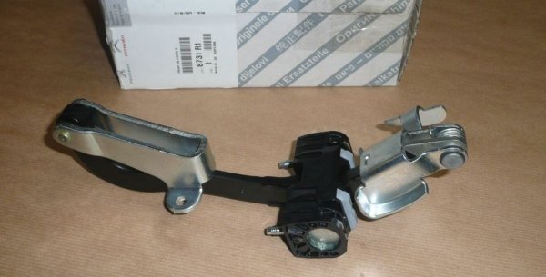 Original butée de porte retenue de porte sangle de retenue de porte arrière gauche Citroën Peugeot Jumper Boxer III, 1613353880, 8731R1