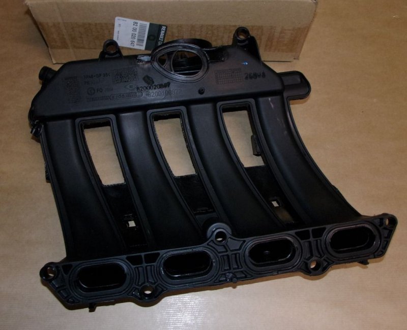 Original  Collecteur d'admission Renault Kangoo II 1.4/1.6 16V Renault Clio II, III, Laguna I, II, III, Mégane I, II, III, Modus, Scénic I, II, III, Twingo II, Wind, Dacia Duster, Lodgy, Logan I, II, Sandero I, II K4M/K4J , 8200020647