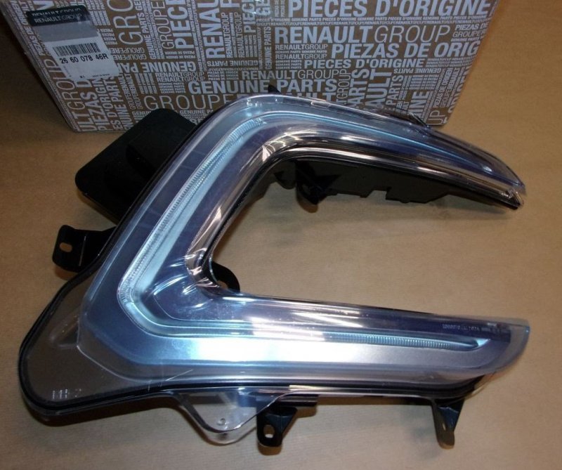 ORIGINAL FEUX DIURNES LED AVANT DROITE POUR RENAULT CAPTUR I , 266007846R