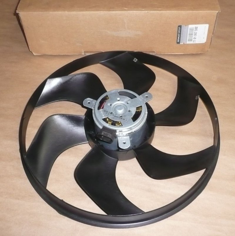 Original  Ventilateur complet Renault Espace IV, Renault Laguna II, Renault Vel Satis ,  7701067592