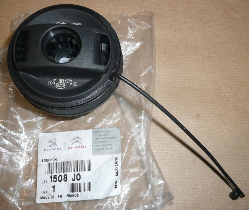 Bouchon de réservoir de carburant Citroën C1 Peugeot 107, 1508.J0, 1508J0